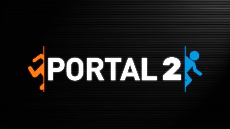 background, illuminated, black, capital letter, minimalism, indoors, video games, 1080P, night, black background, studio shot, Portal 2, sign, black color