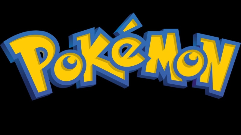 pokemon, sign, illuminated, 1080P, letter, copy space, indoors, studio shot, communication, blue, capital letter, neon, glowing, neon colored, black background