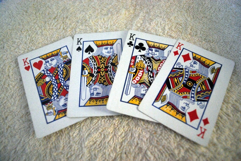 club, poker - card game, still life, card, close-up, representation, female likeness, play, Kings, Playing, spade, Cards, no people, four, game of chance