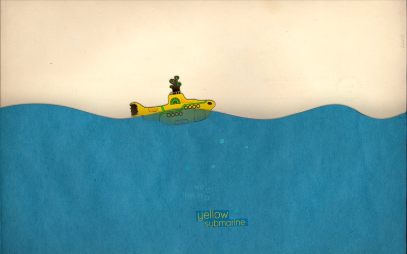 the, hd, yellow, submarine, 1080P, music, beatles
