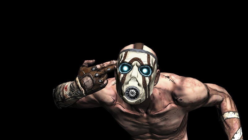copy space, indoors, 1080P, front view, Borderlands, Borderlands 2, black background, men, studio shot, headshot, young adult, video games, will