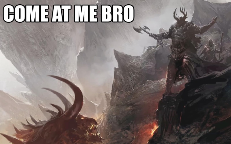 non-western script, mountain, bro, video games, no people, backgrounds, water, outdoors, rock, script, rock - object, day, Guild Wars 2, solid, meme, sign