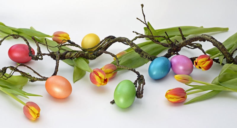 decor, large group of objects, color, plant, white background, tomato, freshness, hay, easter, healthy eating, decoration, green color, beads, orange, assorted