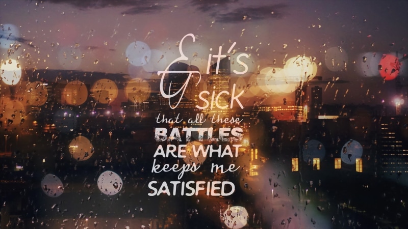 Eminem, Typography, quote, Water Drops, rihanna, digital art, Songs, text, 1080P