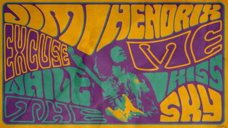 white, sky, music, excuse, kiss, hd, jumihendrix, hendrix, poster, 1080P, jimi