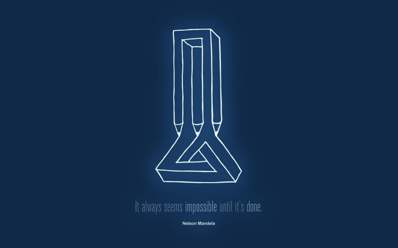 logo, 1920x1200, quote, white, blue, mandela, nelson mandela, quotes, 1080P, nelson