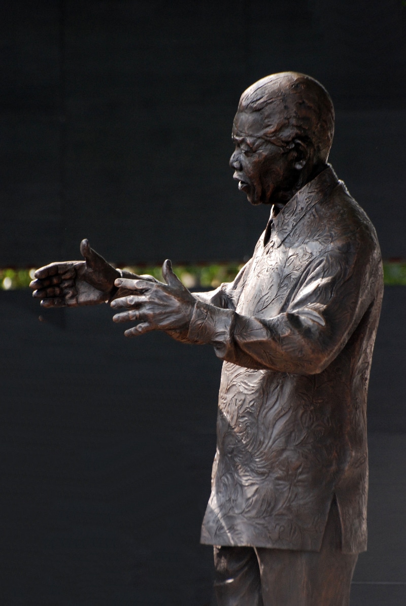 nelson mandela, parliament square, statue, art and craft, memorial, senior adult, men, males, representation, bronze, 4K, focus on foreground, architecture
