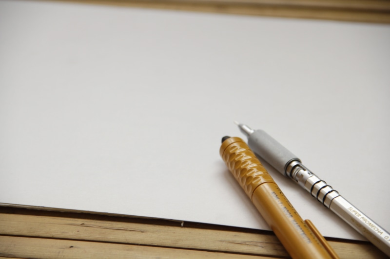 draw, Creative, art and craft, fountain pen, colored, 5K, antique, Mockup, indoors, silver colored, studio, white, surface, high angle view, studio shot
