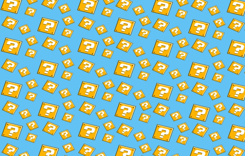 blue, the game, yellow, the question mark, text, mark, indoors, connection, studio shot, capital letter, high angle view, no people, computer keyboard