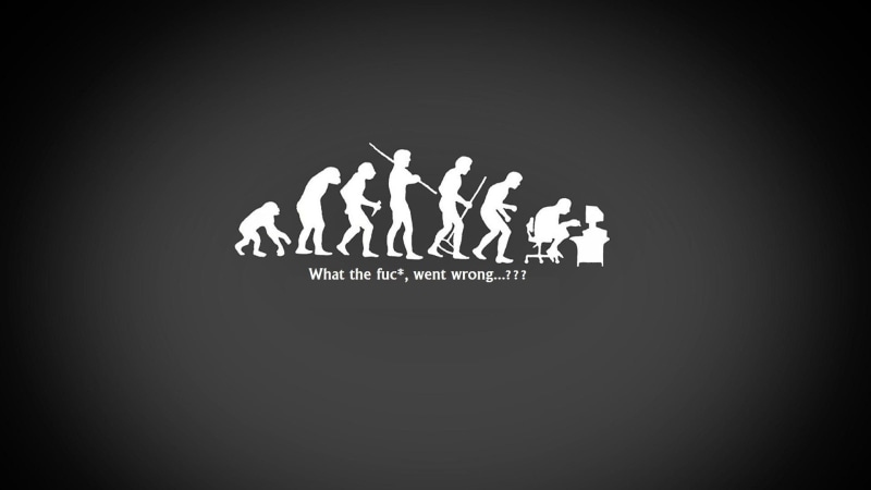 art, 1080P, x, black, wtf, entertainment, evolution, white, black and white, dark, hd, funny, geek