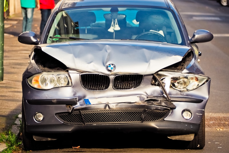 city, wreck, scrap, motor vehicle, auto, metal, stationary, transportation, damage, outdoors, broken, scrap car, blue, car wreck, car accident, pkw, focus on foreground