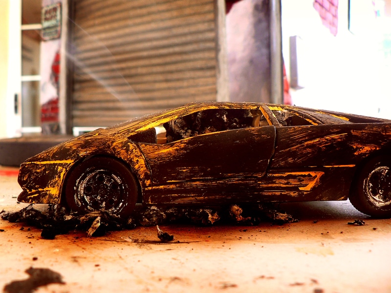 old, wheel, danger, emergency, dangerous, traffic, auto accident, street, no people, vehicle, crash, built structure, motor vehicle, run-down, highway
