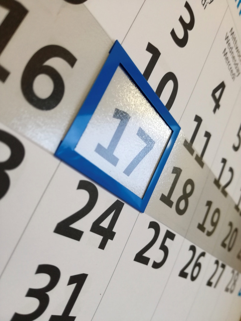 white color, reminder, no people, date, white, day, paper, high angle view, backgrounds, Calendar, year, indoors, full frame, blue, text, calendar, Date
