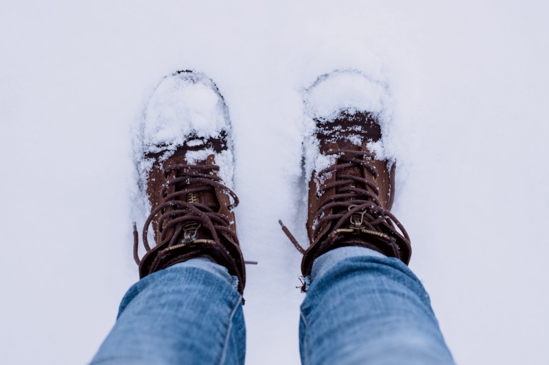 one person, boots, real people, human body part, human leg, shoe, brown, 5K, nature, jeans, hike, laces, converted, casual clothing, body part, unrecognizable person