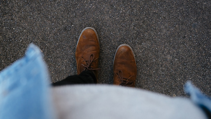 mvmt, wearing, outdoors, dance, street, shoes, ground, dancing, jeans, dancer, low section, human body part, asphalt, personal perspective, mate, leather