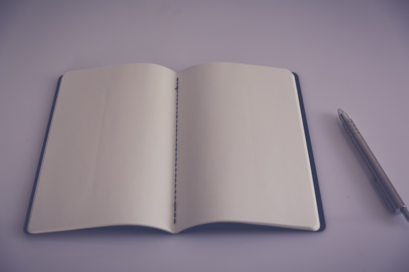 open, page, office, hardcover book, book pages, copy space, study, close-up, write down, two objects, message, poet, note pad, education, notebook, 5K