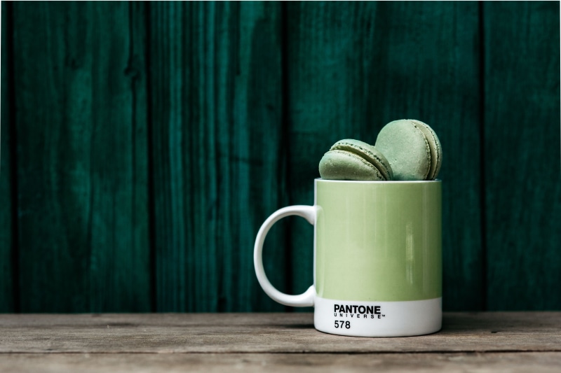 fruit, Pantone, freshness, candy, close-up, coffee, healthy eating, macaron, Colorful, tasty, 5K, indoors, still life, hot drink, sweet, drink, crockery