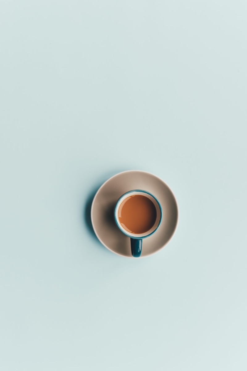 breakfast, white, coffee, cup, refreshment, cut out, table, indoors, mug, simplistic, minimalistic, cafe, tea cup, circle, coffee Cup, hot drink, no People