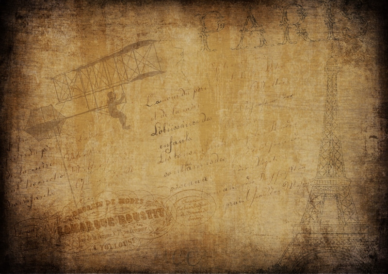 2K, drawing, background, Eiffel tower, flight tests, history, font, aviation, Paris