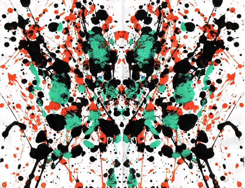 abstract, shape, digital composite, white color, paint, decoration, multi colored, pattern, 720P, close-up, art and craft, indoors, turquoise colored