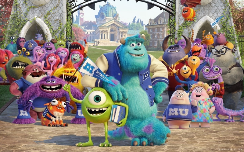 Monsters University, built structure, human representation, statue, market, architecture, James P. Sullivan, sculpture, for sale, representation, no people
