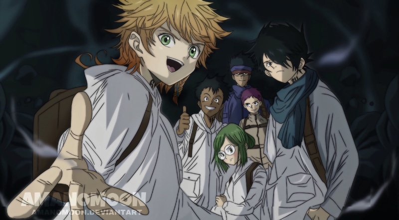 Emma (The Promised Neverland), Don (The Promised Neverland), The Promised Neverland, Anime, Ray (The Promised Neverland), Gilda (The Promised Neverland)