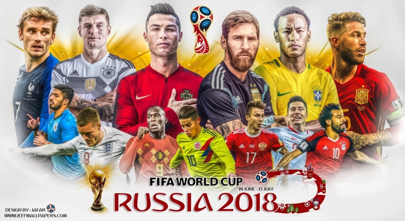 sport, world, excitement, mid adult, world cup 2018, crowd, females, emotion, child, males, Sports, cristiano ronaldo, real madrid, large group of people