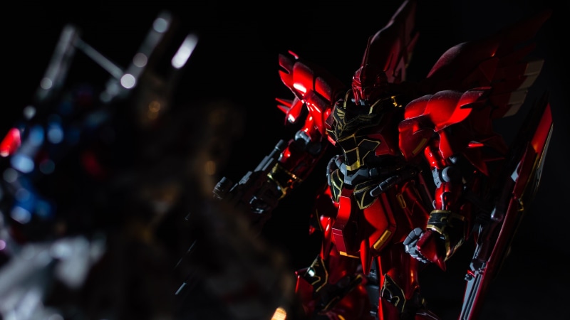 large group of objects, night, illuminated, celebration, no people, motion, 4K, nature, close-up, religion, decoration, red, sinanju titanium finish, focus on foreground