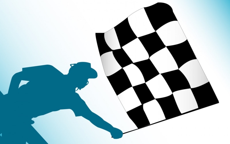 black, flag, racing, 720P, finish, sports, hd, white