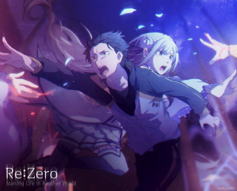 Re:ZERO -Starting Life in Another World-, Emilia (Re:ZERO), Subaru Natsuki, 1080P, Anime