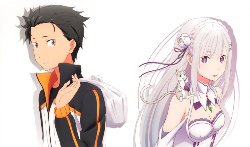 Re:ZERO -Starting Life in Another World-, Anime, Subaru Natsuki, Emilia (Re:ZERO), 1080P