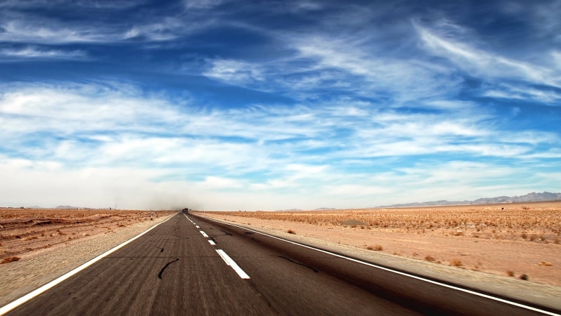 nature, brown field, landscape, travel, road, field, transportation, asphalt, Road to nowhere, brown, Iran, sky, bronze, gear, nothing, desert, Roadtrip