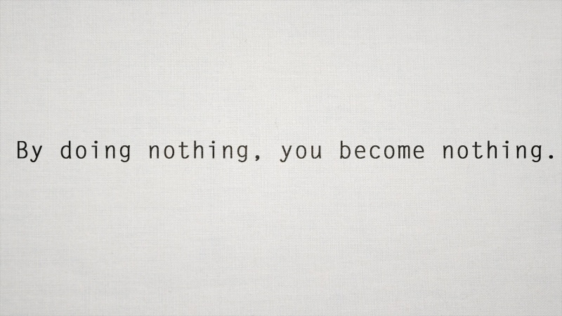 You, Typography, Doing, white, 1080P, text, By, Nothing, Simple, quotes, background, Become