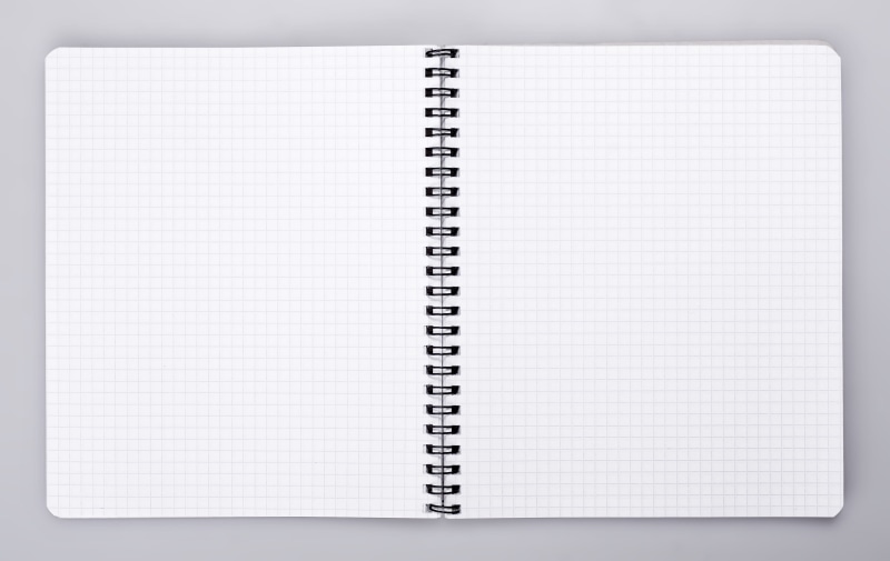 book, write, pages, blank, page, no people, empty, white color, communication, open, cut out, copy space, clean, spiral, correspondence, office, studio shot