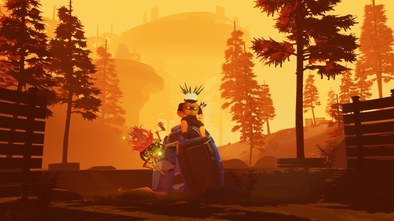 4K, video game art, Risk of Rain, amber, forest