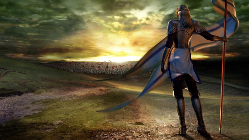 defeat, 1080P, warrior, 3d and abstract, victory