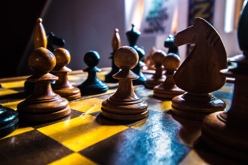 intelligence, chessboard, chess piece, board game, defeat, close-up, arts culture and entertainment, knight - chess piece, white, photo, leisure activity