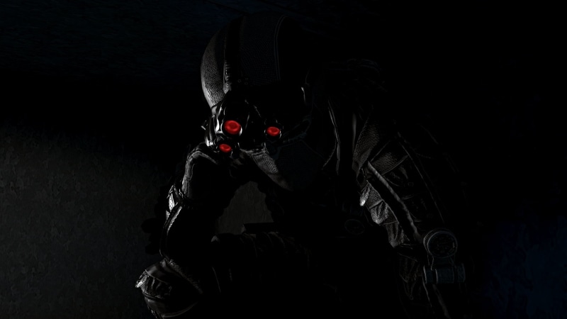 red, video games, screen, obscured face, game, uniform, Tom Clancys Splinter Cell, online, studio shot, men, one person, indoors, communication, Tom Clancys Splinter Cell: Blacklist