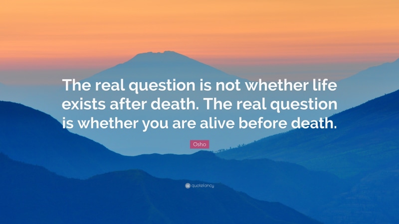 landscape, text, nature, hills, motivational, simple, Osho, sunset, life, quote, 4K, mountains