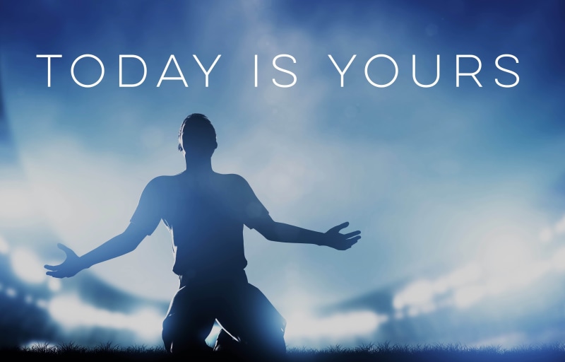 Today, text, Encouragement, 4K, Inspirational, silhouette, Quotes, 4K, man, overlay