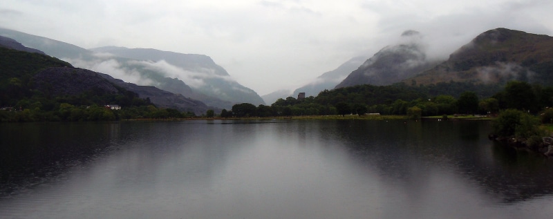 beautiful  view, water, natural  lake, Llanberis, Padarn, nature, mountains, 4K, rain, asia, body, landscape, daytime, scenics, photo, body of water, Sunrise
