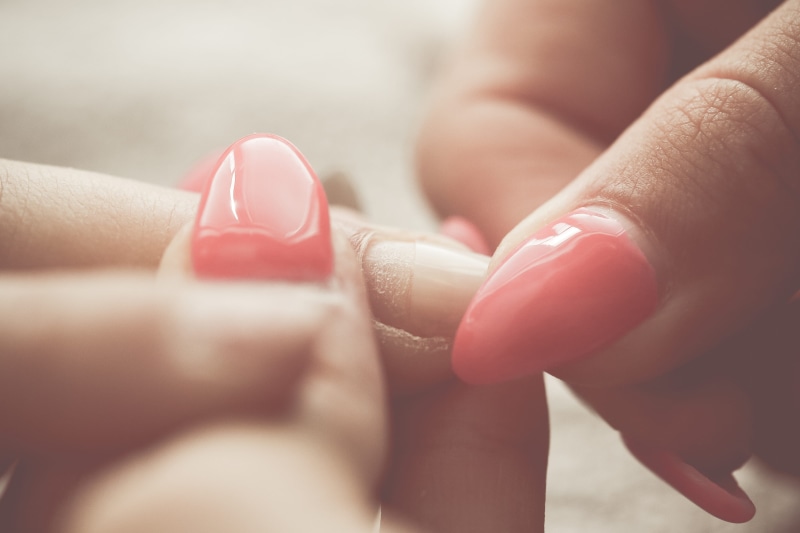 4K, holding, selective focus, human foot, red, nail, human Skin, nail polish, indoors, close-up, nail art, boxing - sport, creating, young, human body part