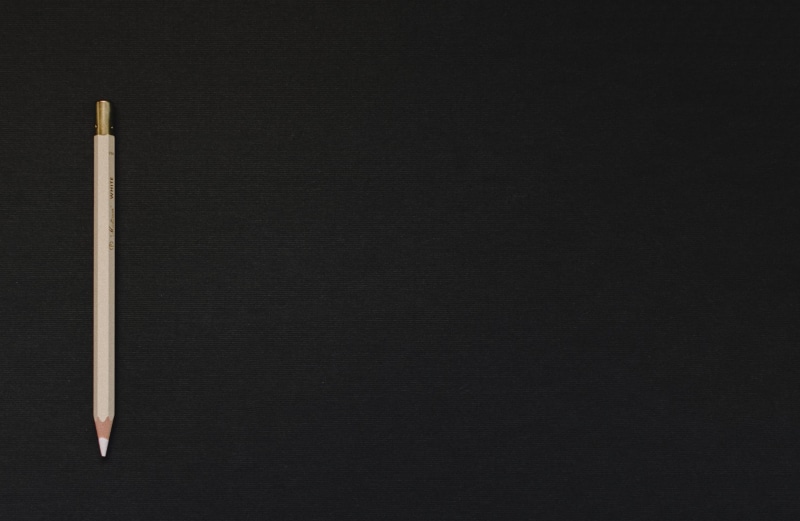black, wood - material, dark, beige, directly above, still life, pen, background, pencil, creativity, close-up, high angle view, copy space, studio shot