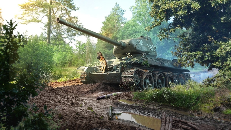T-34-85, Four tankers and a dog, Т-34-85 Rudy, Remember the childhood, 1080P