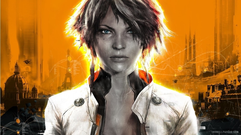 contemplation, young adult, digital composite, city, young women, headshot, beautiful woman, video games, hairstyle, architecture, real people, one person