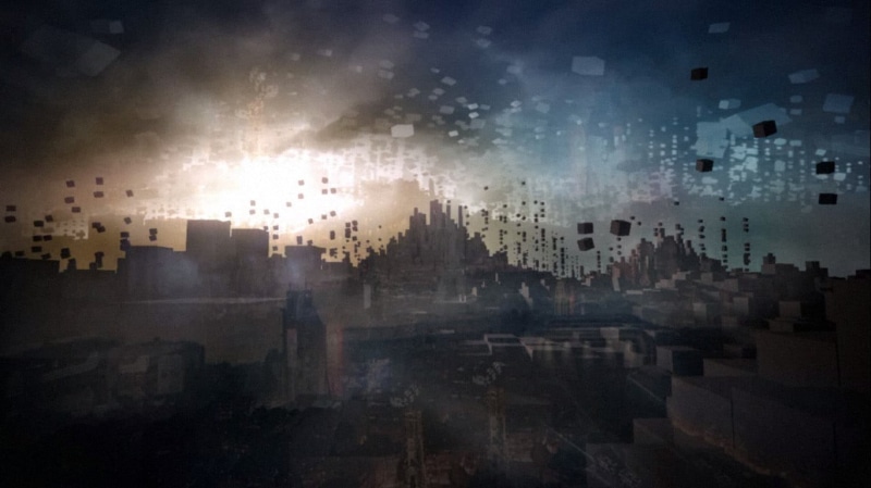 rain, sunlight, no people, digital composite, sun, day, sky, city, video games, nature, architecture, building, Remember Me, outdoors, pollution, skyscraper