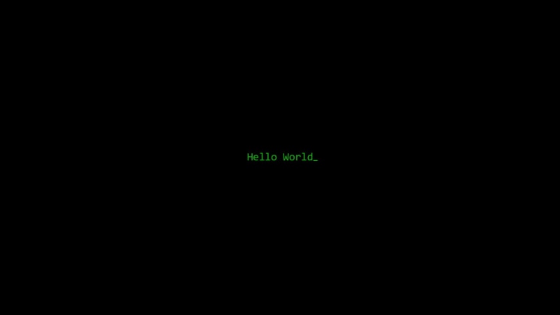 1080P, quote, Hello World, computer