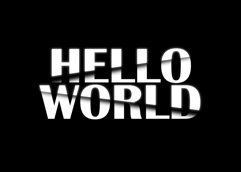 1080P, quote, typography, Hello World