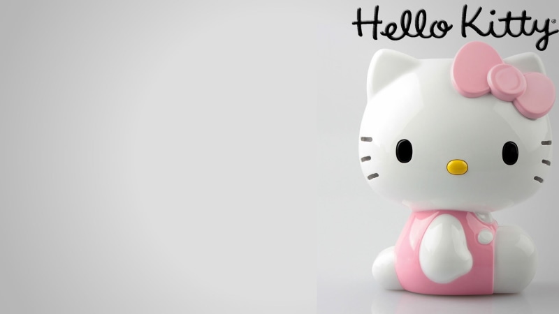 coin bank, white background, Hello Kitty, hello, text, figurine, copy space, close-up, still life, business, 1080P, studio shot, savings, kittens, investment
