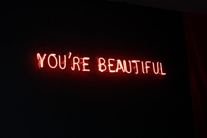 light - natural phenomenon, dark, light, beautiful, night, glowing, indoors, information sign, sign, illuminated, single word, western script, re, no people